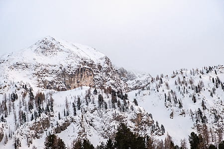 mountain covered by snow thumbnail