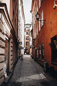 Alley Between Concrete Buildings thumbnail