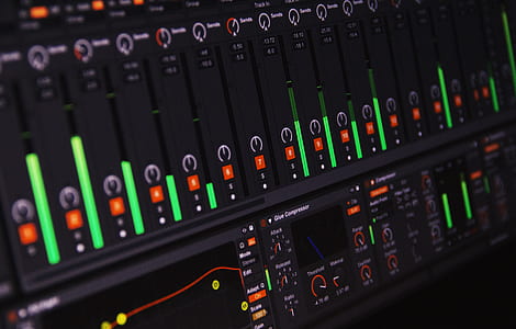 black and green digital audio screen thumbnail