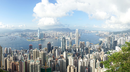 aerial view of city buildings thumbnail