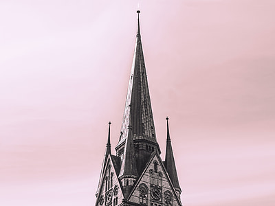 gray cone top roof building thumbnail