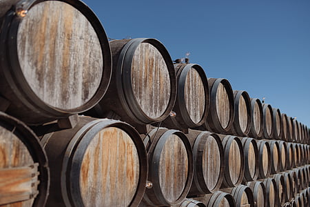 brown wooden beer keg lot thumbnail