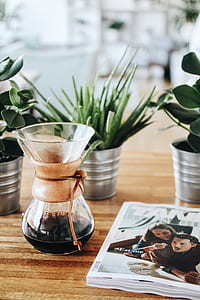 clear coffee filter on table thumbnail