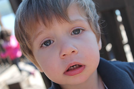 boy's black collared top thumbnail