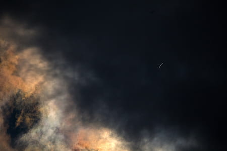 sky, cloud, cloudscape, dramatic sky, eclipse, solar eclipse thumbnail
