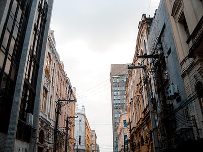 high angle photo of high rise buildings during daytime thumbnail