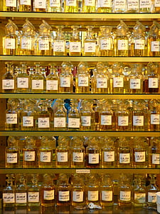 assorted-color labeled glass bottle lot thumbnail