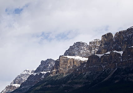 low angle photography of brown cliffs thumbnail