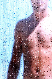 topless man taking selfie thumbnail