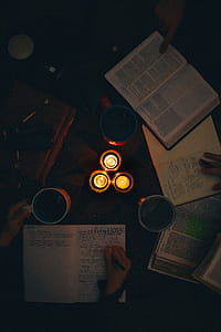 Top View Photo of People Writing On Notebook thumbnail