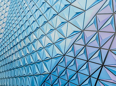 pattern, blue, facade, abstract thumbnail