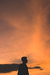 silhouette photo of man thumbnail