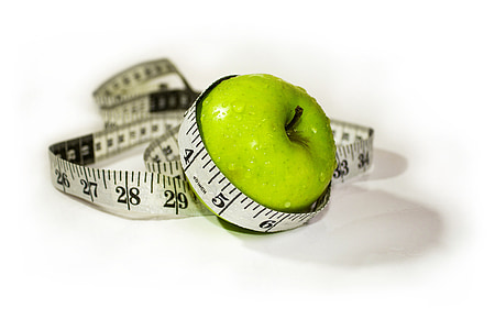 green apple with tape measure thumbnail