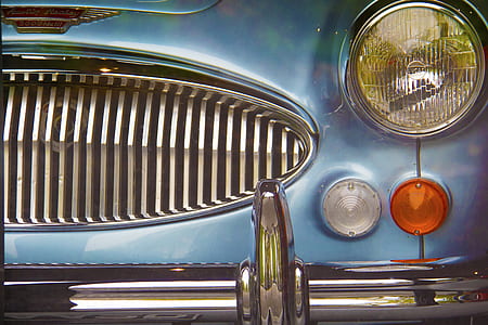 classic blue car thumbnail