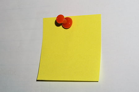 yellow sticky note and red push pin thumbnail