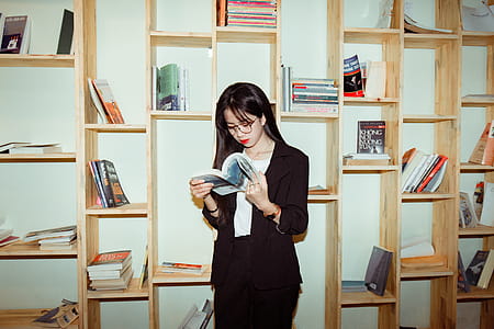 woman, books, girl, school thumbnail