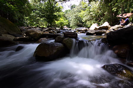 landscape, nature, people, water thumbnail