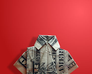 U.S. dollar banknote fold into shirt thumbnail