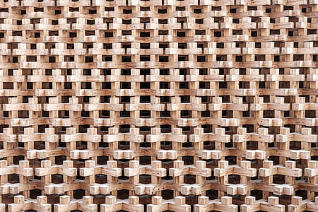 wood, brown, symmetry, collection, bricks, cross thumbnail