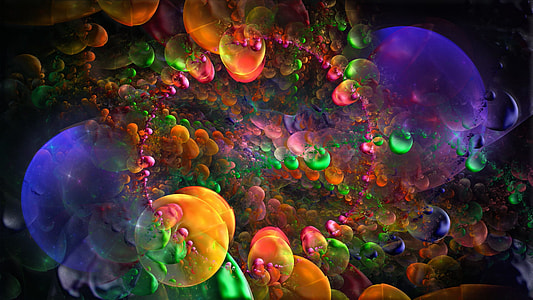 orange and purple digital wallpaper thumbnail