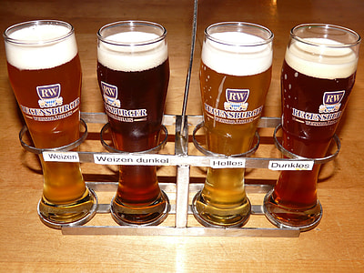four beer glasses thumbnail