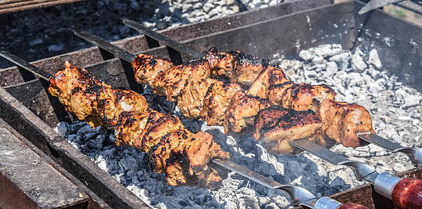 three grilling rods full of chicken thumbnail