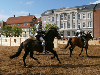 two knights riding on horse thumbnail