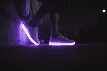 art, lights, night, legs thumbnail