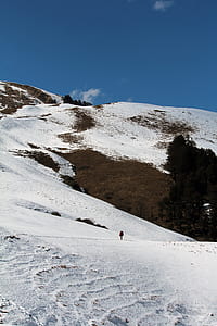 mountain coated with snow thumbnail