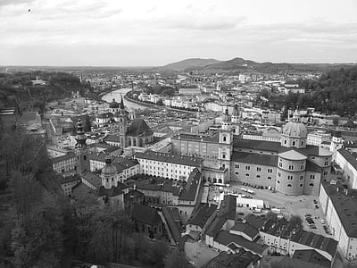 grayscale photo of building thumbnail
