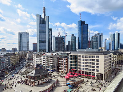 panoramic photography of high-rise buildings thumbnail