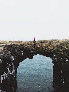 man standing on cliff thumbnail