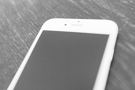 Apple iPhone in black and white thumbnail