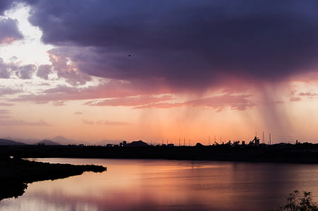 lake under cloudy sky thumbnail