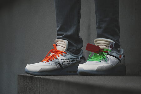 close-up photo of assorted-color Nike shoes thumbnail