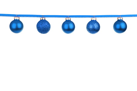 blue hanging ball decors thumbnail