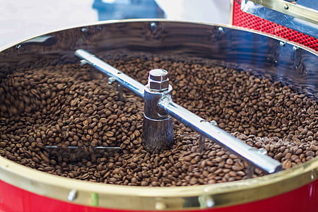 coffee beans in grinder thumbnail