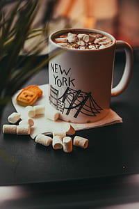 full-filled mug with marshmallow on top thumbnail
