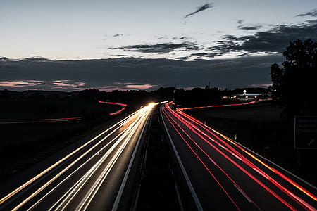 time lapse photography of road thumbnail
