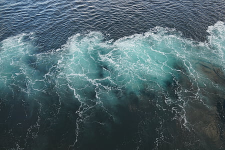 aerial photo of sea water thumbnail