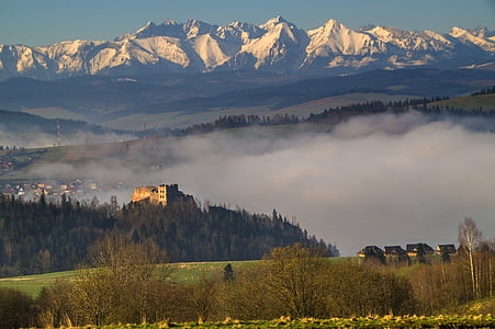 snow covered mountain photo thumbnail
