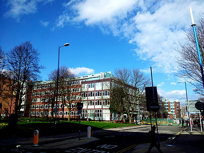 brown and white building under blue sky thumbnail