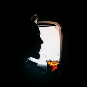 man, male, window, airplane thumbnail