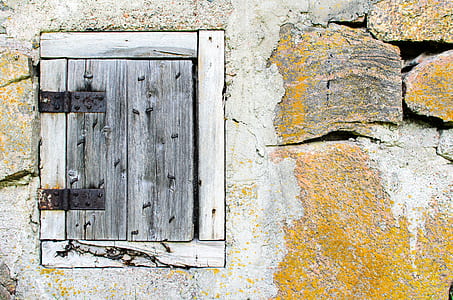 closed gray wooden window thumbnail