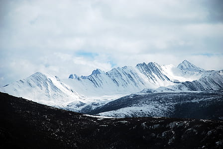 mountain covered in snow at daytime thumbnail