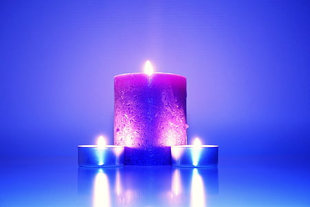 three lighted candles thumbnail