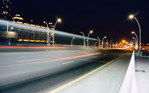 Street Lights during Nighttime thumbnail