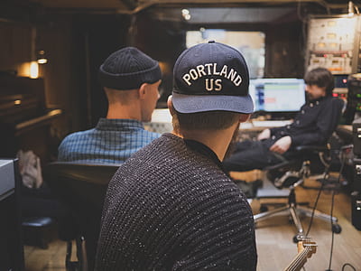 photography of three men inside music studio thumbnail