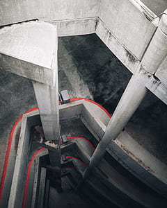 aerial view photography of car park thumbnail
