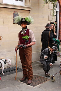 person wearing brown plague mask thumbnail